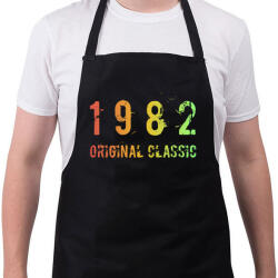 printfashion 1982 - Kötény - Fekete (4938337)