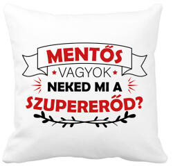 printfashion Mentős vagyok - Szupererő - Párnahuzat, Díszpárnahuzat - Fehér (9126023)
