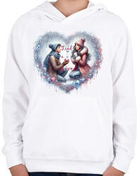 printfashion Tiéd a szívem. . . - Gyerek kapucnis pulóver - Fehér (15510182)