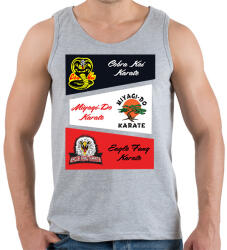 printfashion A 3 dojo - Férfi atléta - Sport szürke (14817942)
