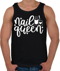 printfashion Nail Queen - Férfi atléta - Fekete (10973126)