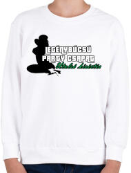 printfashion Utolsó kísértés - Gyerek pulóver - Fehér (5177900)