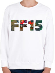 printfashion League of Legends - FF15 - Gyerek pulóver - Fehér (15858849)