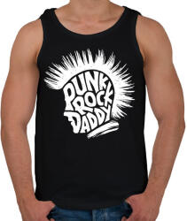 printfashion Punk Rock Apa - Férfi atléta - Fekete (1083921)