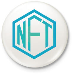 printfashion NFT - non fungible token - Kitűző, hűtőmágnes - Fehér (5486868)