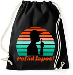 printfashion Pofád lapos - Sportzsák, Tornazsák - Fekete (10996031)
