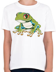 printfashion Béka - Gyerek póló - Fehér (13218625)