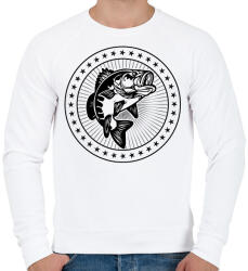 printfashion pecás - Férfi pulóver - Fehér (15755232)