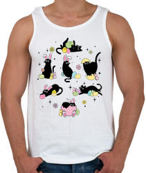 printfashion Húsvéti cicák - Férfi atléta - Fehér (15875436)