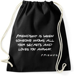 printfashion Friends 07 - Sportzsák, Tornazsák - Fekete (15663640)