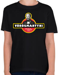 printfashion VörösMartyni - Gyerek póló - Fekete (16509064)