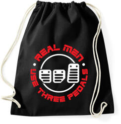 printfashion Az igazi férfiak. . - Sportzsák, Tornazsák - Fekete (2222690)