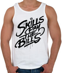 printfashion Ügyességi játék a számlákkal - Férfi atléta - Fehér (196922)