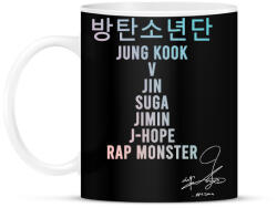printfashion BTS dedikálva - Bögre - Fekete (2028032)