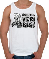 printfashion Úristen veri big - Férfi atléta - Fehér (16791454)