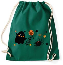 printfashion Halloweeni szellem - Sportzsák, Tornazsák - Sötétzöld (5512859)