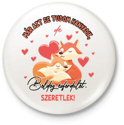 printfashion Már azt se tudom hanyadik - Kitűző, hűtőmágnes - Fehér (13523909)