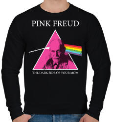 printfashion pink freud - Férfi pulóver - Fekete (1892740)