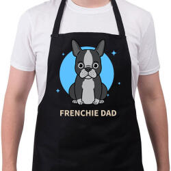 printfashion Frenchie Dad - Kötény - Fekete (9469960)