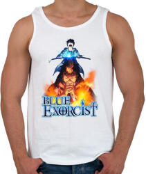 printfashion Blue Exorcist - Férfi atléta - Fehér (2860677)