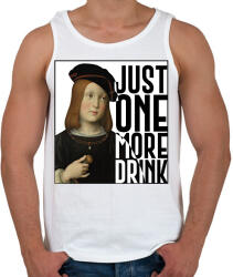 printfashion Just one more drink - Férfi atléta - Fehér (7065974)