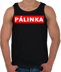 printfashion Pálinka is life - Férfi atléta - Fekete (4842620)