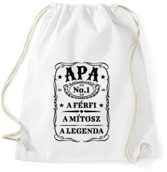 printfashion Apa - fekete - Sportzsák, Tornazsák - Fehér (13599707)