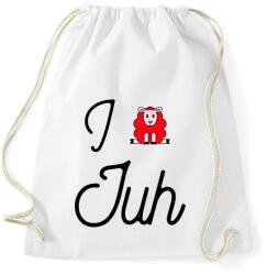 printfashion I love juh - Sportzsák, Tornazsák - Fehér (10643334)