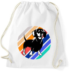 printfashion Tacskó - Sportzsák, Tornazsák - Fehér (5004968)