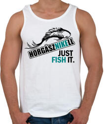 printfashion horgásznikell3 - Férfi atléta - Fehér (6841469)