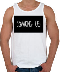 printfashion Among us logo - Férfi atléta - Fehér (3025238)