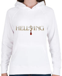 printfashion Hellsing logo - Női kapucnis pulóver - Fehér (2690735)