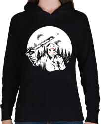 printfashion Jason Machete - Női kapucnis pulóver - Fekete (1872740)