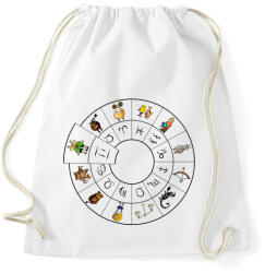 printfashion Ikrek - Sportzsák, Tornazsák - Fehér (868286)