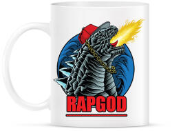 printfashion Rap god Godzilla - Bögre - Fehér (2303727)
