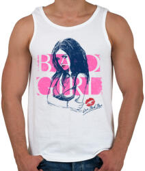 printfashion Rossz lány - Férfi atléta - Fehér (107811)