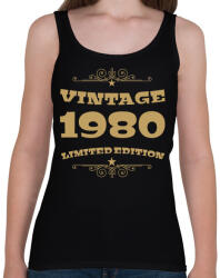 printfashion 1980 - Női atléta - Fekete (4093566)