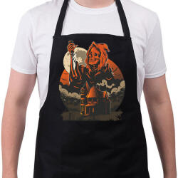 printfashion Halloween night - Kötény - Fekete (16768300)