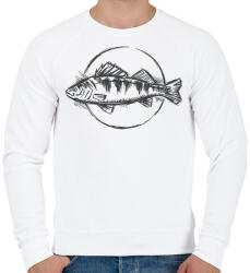 printfashion Sügér - Férfi pulóver - Fehér (13677270)