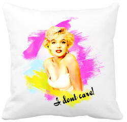printfashion marilyn monroe - Párnahuzat, Díszpárnahuzat - Fehér (2125521)