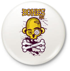printfashion Csontok - Kitűző, hűtőmágnes - Fehér (3073613)