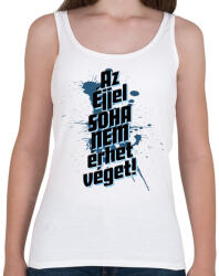 printfashion Az éjjel soha nem érhet véget! - Női atléta - Fehér (16607891)