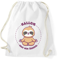 printfashion Hallom csak nem érdekel - Sportzsák, Tornazsák - Fehér (16270100)