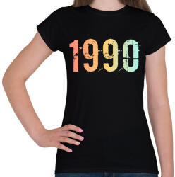 printfashion 1990 - Női póló - Fekete (11830843)