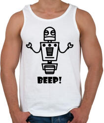 printfashion Beep! robot - Férfi atléta - Fehér (13580900)