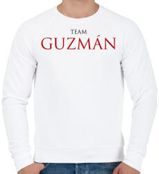 printfashion Team Guzmán - Férfi pulóver - Fehér (5050614)