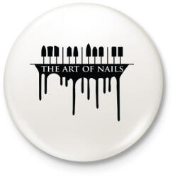 printfashion The art of nails - Kitűző, hűtőmágnes - Fehér (3075969)