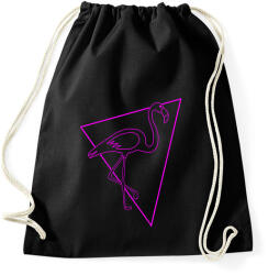 printfashion Flamingo - Sportzsák, Tornazsák - Fekete (13644141)