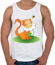 printfashion Szimatcic - Férfi atléta - Fehér (465043)