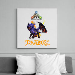 printfashion ark-dragon - Vászonkép - Fehér (6639116)